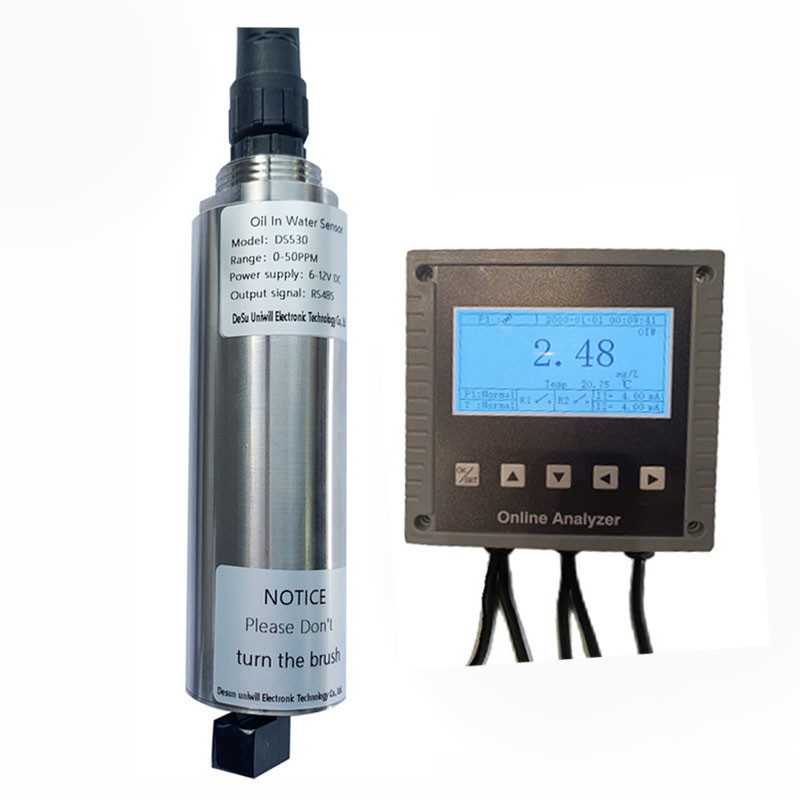 Fluorescence Oil In Water Analyzer Monitoring Hydrocarbons In Wastewater Treatment Plant